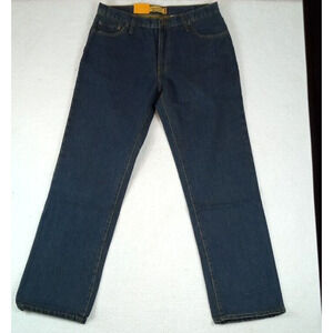 "BLADE" Men's‎ Jeans Regular Fit Size 34x30 Straight Leg Blue Denim Mid Rise NWT